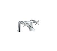 Edwardian Hot & Cold Twin Basin Taps Chrome