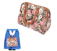 Edwardian Nanny Bag Fancy Dress Accessory - Floral Patterned Bag for Fancy Dress Costumes - Pack Of 1