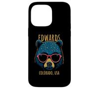 Edwards Colorado USA Bear Wearing Sunglasses Design Case for iPhone 14 Pro Max