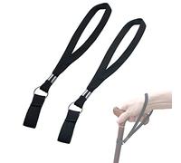 EDWERD Nylon Walking Cane Wrist Straps, Pack of 2, Black, Fits Most Cane Shapes and Sizes, Comfortable and Durable
