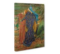 Edwin Austin Abbey In Awe Canvas Print | Gallery Wrapped 30mm Frame Wall Art | 24x16 inches | Ready to Hang | Classic Architecture Picture | Living Room Bedroom Lounge Office