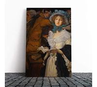 Edwin Austin Abbey in The Choir Canvas Print | Gallery Wrapped 30mm Frame Wall Art | 30x20 inches | Ready to Hang | Modern Architecture Picture | Living Room Bedroom Lounge Office