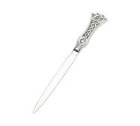 Edwin Blyde & Co Ornate Celtic Weaver Design Pewter Handle/Stainless Steel Blade Letter Opener
