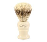 Edwin Jagger 1EJ287 Medium Super Badger Shaving Brush, Imitation Ivory for use with Shaving Cream or Soap for Men