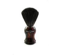 Edwin Jagger 21P33 Imitation Tortoiseshell Shaving Brush (Black Synthetic)