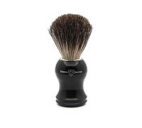 Edwin Jagger 81P36 Classic Badger Shaving Brush for Shaving Cream or Soap for Men (Black)