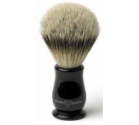 Edwin Jagger Chatsworth Shaving Brush - Imitation Ebony, Silver tip badger