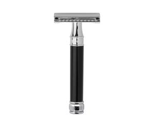 Edwin Jagger DE86 Black Classic DE Safety Razor (Closed Comb)