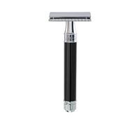Edwin Jagger DE86 Classic Double Edge Manual Eco-Friendly and Reusable Safety Razor for Men and Women for Shaving cream or Soap Fits All DE Razor Blades (Imitation Ebony)