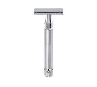 Edwin Jagger DE89LBLAMZ Classic Double Edge Manual Eco-Friendly and Reusable Safety Razor for Men and Women for Shaving Cream or Soap (Lined)