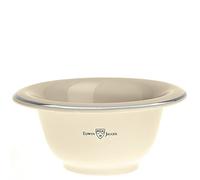Edwin Jagger Ivory/Silver Porcelain Shaving Bowl