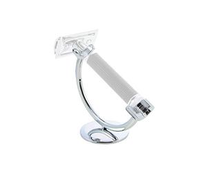 Edwin Jagger RHM319CR Crescent Chrome Razor Stand with Solid Base