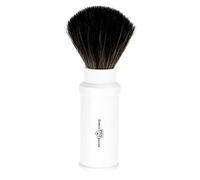 Edwin Jagger White Travel Shaving Brush (Black Synthetic)