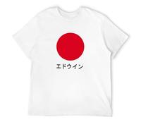 Edwin Japanese Sun Mens T Shirt 100% Cotton Whisper White 3XL