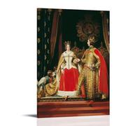Edwin Landseer Paintings Wall Art Poster Prints Portrait Of Queen Victoria And Prince Albert Painting Home Decor Wall Art Hanging Picture Print Bedroom Decorative Paintings Room Aesthetic Frame 12x18i