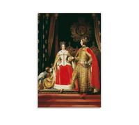 Edwin Landseer Paintings Wall Art Poster Prints Portrait Of Queen Victoria And Prince Albert Painting Canvas Art And Wall Art Picture Print Modern Family Bedroom Decors Unframe 12x18inch(30x45cm)