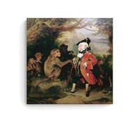 Edwin Landseer's The Monkey Who Had Seen The World, Victorian Wall Art Poster with Classic Gentleman And Monkeys Illustration Art Print Wall Photo Paint Hanging Picture Family Bedroom Decor Gift Unfra