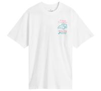 Edwin Men's Pink Castle T-Shirt White Small