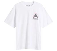 Edwin Men's Ramen Pink TS White