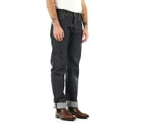 Edwin Nashville Pant Red Listed Selvage Loose Mens Jeans - Blue Unwashed