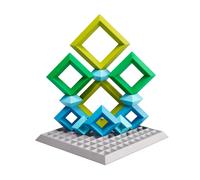 Edx Education 3D Stacking Puzzles Edx Education Multicolor