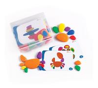 Rainbow Pebbles | Set of 36 + 40 Activities | The Original Sorting and Stacking Stones | Early Maths Resource