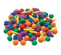 edxeducation Fruit Counters | Set of 108 | Early Maths Manipulative for Kids | Build Counting, Sorting and Language Skills| Great for Sensory Bins