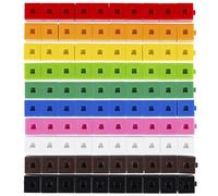 edxeducation Interlocking Cubes | Set of 1,000 | 1 cm Connecting Blocks in 10 Colours | Practice Maths, Sorting, Construction and More!