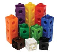 edxeducation Linking Cubes | Set of 100 | 2 cm Snap Blocks for Construction and Early Maths | For Early Years and Primary Aged Kids
