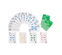 edxeducation School Friendly Playing Cards | Mathss Learning Game | Set of 8 Decks | 448 Cards Numbered 0-13 | Teach Counting, Addition, Subtraction and Probability