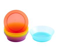 edxeducation Translucent Sorting Bowls, Set of 6, Ages 18m+ | 6 Colours, Rainbow Sorting Containers for Light Table Play, Classifying & Counting, Classroom Quality, Light Table Toys