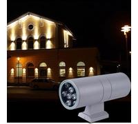 EDXTNKQC LED Beam Spotlight, AC111-240V Led Beam Spotlight, IP65 Waterproof Long Range Landscape Light, Outdoor Buried Lights, Irradiation Distance 100M, Irradiation Narrow Beam Lamp(White,9W)