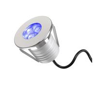 EDXTNKQC Underground Light LED - Beam Spotlight, 3W LED DC 12V-24V Mini Pool Spot Lights, IP68 Waterproof Fountain Underwater Light, Recessed Underwater Spot Light(Red,24V)