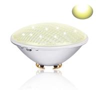 EDXTNKQC Underwater Led Lights - LED Beam Spotlight, AC/DC 12V Low Voltage Recessed Light Source Underwater Light, PAR56 LED Pool Underwaters Lighting, IP68 Waterproof Spotlight Ball(Warm White,24W)