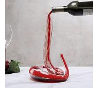 EDXTNKQC Whiskey Decanter, Art Statue, 1000ml Snake-shaped Decanter Statue, Unique Red Wine Set, Handmade Creative Crystal Glass Wine Bottle Ornaments, Wine Dispenser