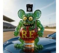 EDXTNKQC Whiskey Decanter, Art Statue, 300ml Green Mouse Whiskey Decanter Sculpture, Unique Mouse Glass Bottle, Portable Leak-proof Creative Bottle, Home/Bar Glass Decoration