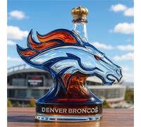 EDXTNKQC Whiskey Decanter, Art Statue, 300ml Horse-head Shaped Whiskey Decanter Sculpture, Leak-proof Handmade Glass Bottle, Suitable For Home/bar Use, And A Convenient Portable Wine Accessory(B)