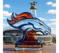 EDXTNKQC Whiskey Decanter, Art Statue, 300ml Horse-head Shaped Whiskey Decanter Sculpture, Leak-proof Handmade Glass Bottle, Suitable For Home/bar Use, And A Convenient Portable Wine Accessory(A)