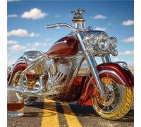 EDXTNKQC Whiskey Decanter, Art Statue, 300ml Motorcycle-shaped Whiskey Decanter Sculpture, Creative Glass Wine Bottle Cabinet Decoration, Home Bar Wine Dispenser Ornaments(C)