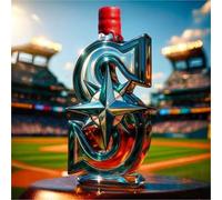 EDXTNKQC Whiskey Decanter, Art Statue, 300ml S-shaped Whiskey Decanter Sculpture, Multi-functional Wine Dispenser, Home Bar Decorative Glass Ornament, Creative Leak-proof Wine Bottle(C)