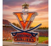 EDXTNKQC Whiskey Decanter, Art Statue, 300ml V-shaped Whiskey Decanter Sculpture, Creative Handmade Glasses Bottle, Cool Barware For Home/bar, Leak-proof Glass Wine Glass(A)