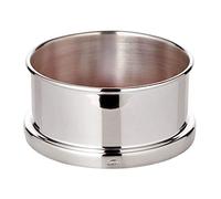 Edzard bottle coaster Derby, silver plated, with wooden base, diameter 3,9 in