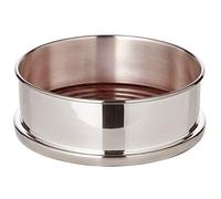 EDZARD bottle coaster Derby, silver plated, wooden base, diameter 5,1 in