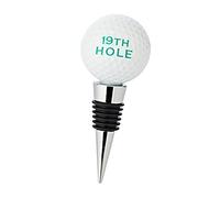 EDZARD Bottle Stopper Golf (H 11 cm), Handcrafted Glass | golf gift idea, novelty stopper, for wine and champagne, traditional glass art, bar accessory, table decoration