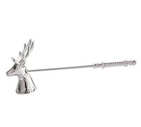 EDZARD Candle Extinguisher stag, Silver Plated, Tarnish Protected, Length 10,2 in (stag)