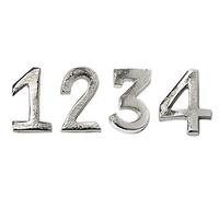 Edzard Candle pin Advent 1-4, silver coloured, height 1,6 in as set of 4