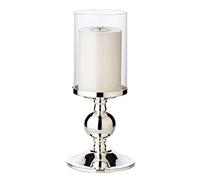 EDZARD Candlestick Bamboo, height 10,6 in, silver plated, tarnish protected