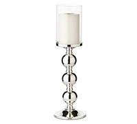 EDZARD Candlestick Bamboo, height 17,3 in, silver plated, tarnish protected