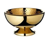 Edzard Champagne Cooler Bruno, Gold-Finish, with 16.9 inch in Diameter, Patterned Inside,