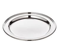 EDZARD Coaster Thread (Diameter 13 cm), Heavy Silver-Plated, Glass Plate, Bottle Coaster